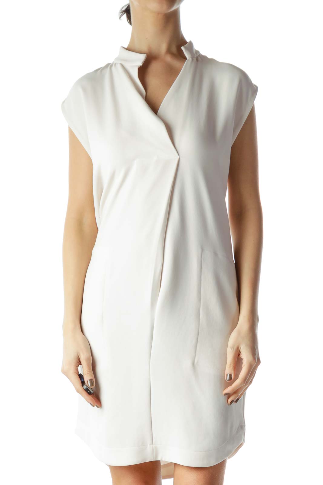 Cream Shift Dress