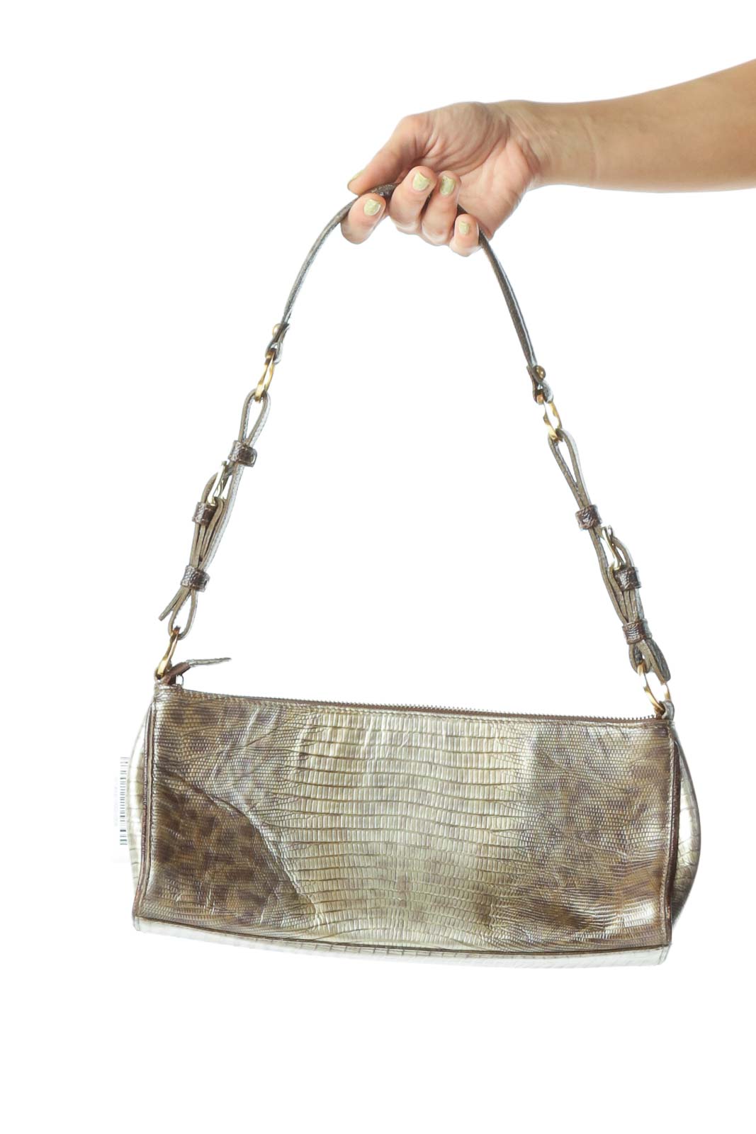Gold Animal Pattern Shoulder Bag
