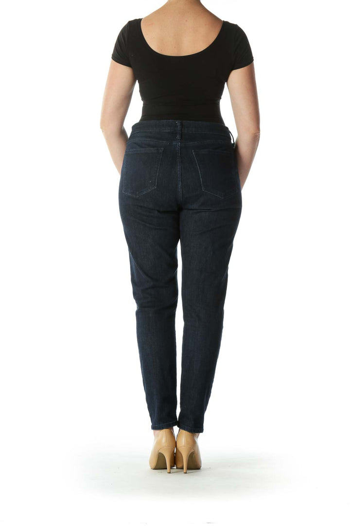 Blue Dark Wash Skinny Denim