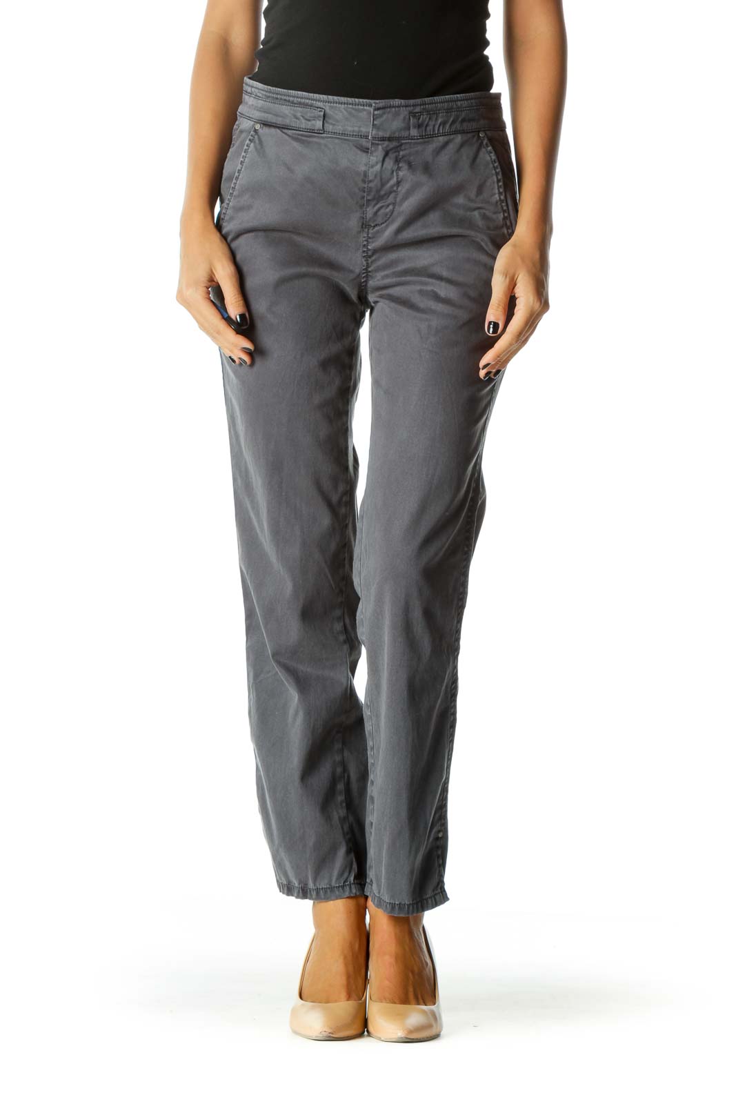 Gray Faded Wash Pocket3 Pants