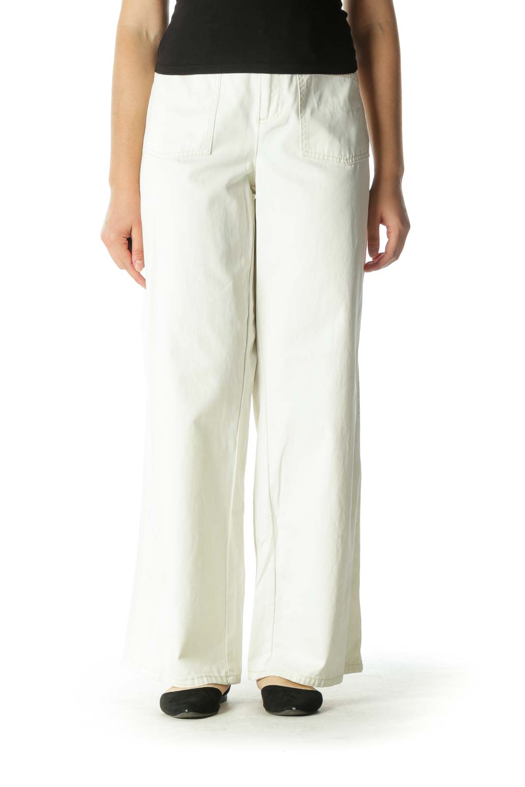 Off-White Wide Leg Pants
