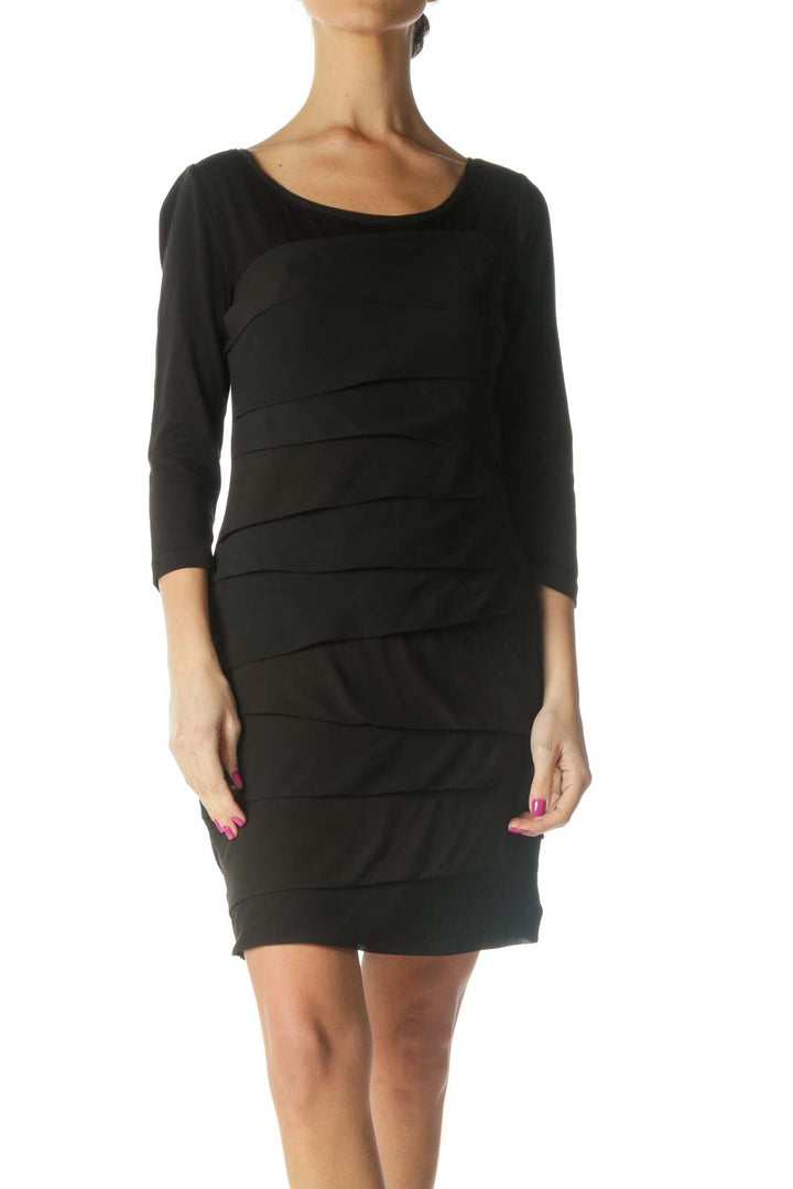 Black Solid Dress