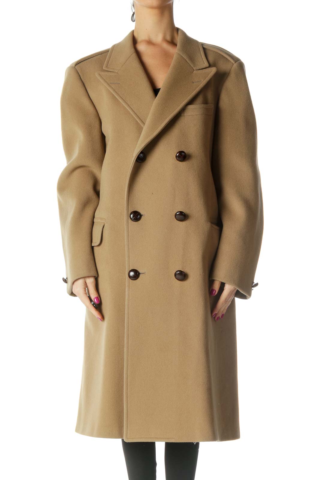 Brown Peacoat