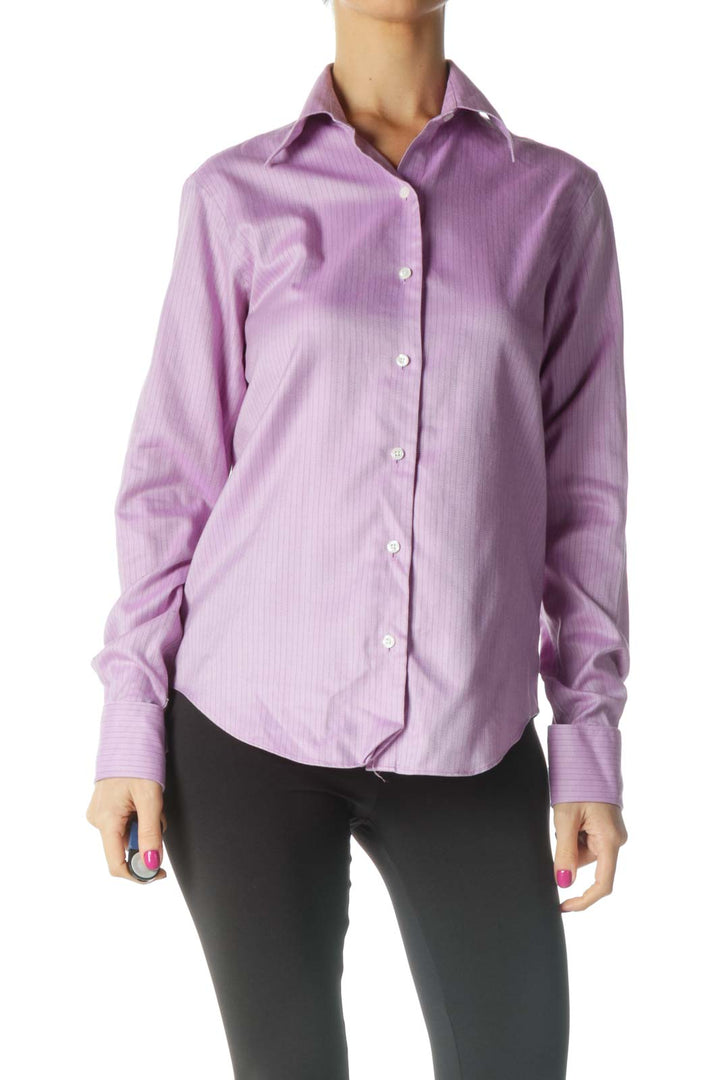 Pink Solid Casual Shirt
