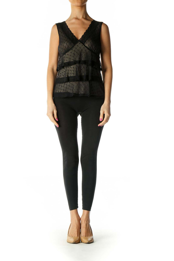 Black Bohemian Blouse