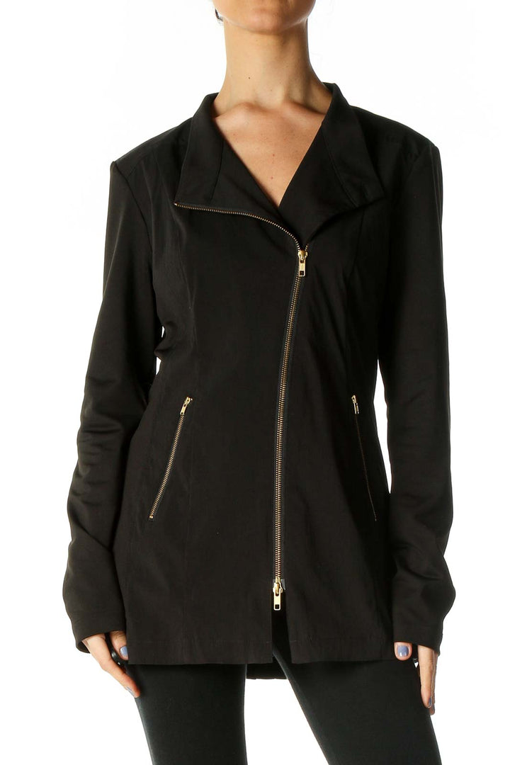 Black Bomber Jacket