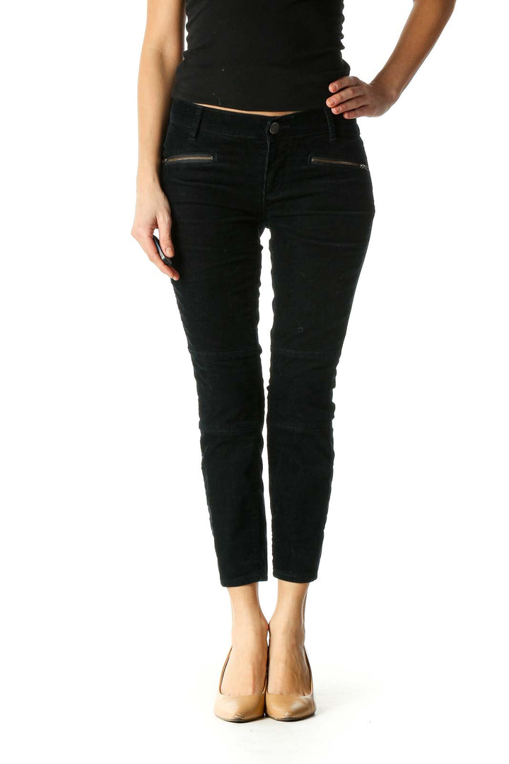 Black Casual Skinny Jeans