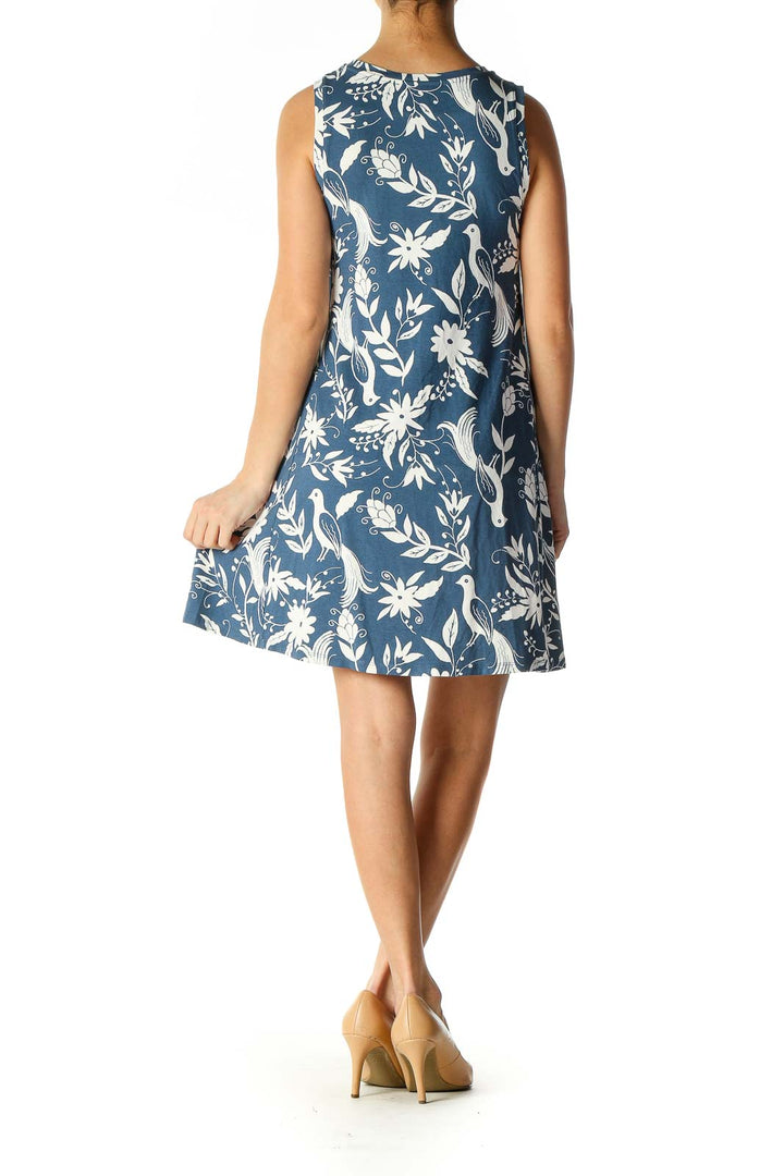 Blue Holiday A-Line Dress