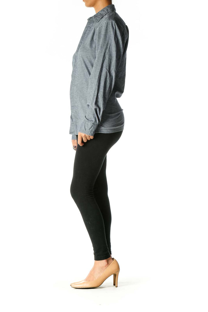 Gray Solid All Day Wear Shirt