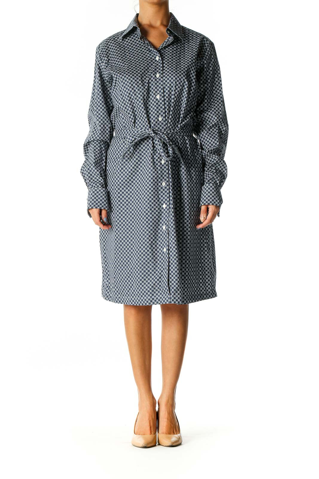 Black Casual A-Line Dress