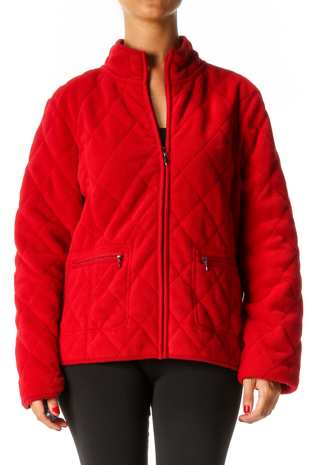Red Quilted Jacket