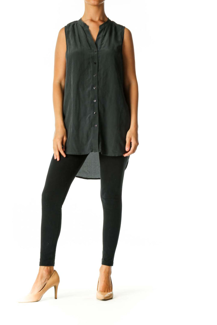Gray Solid Casual Shirt