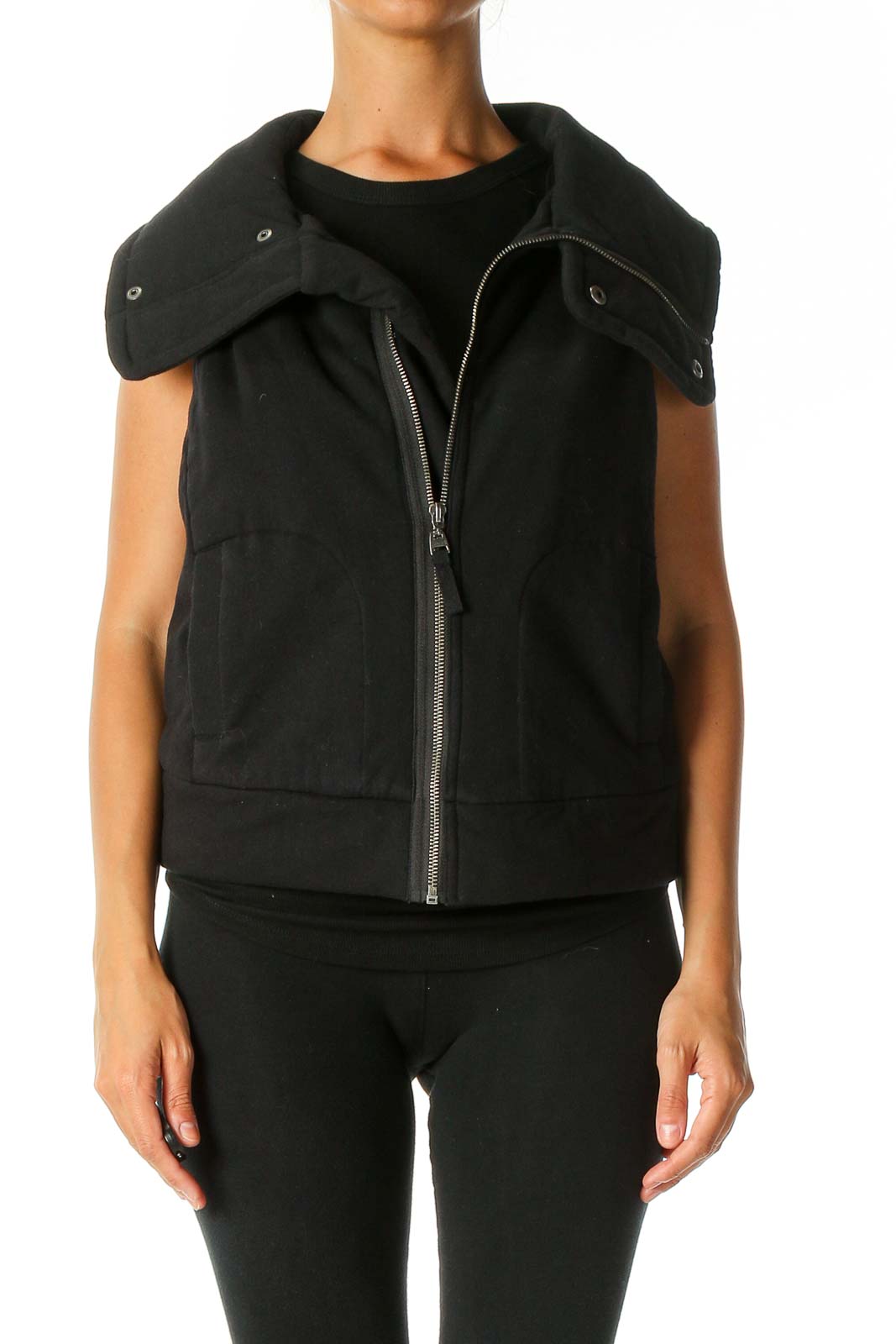 Black Puffer Vest