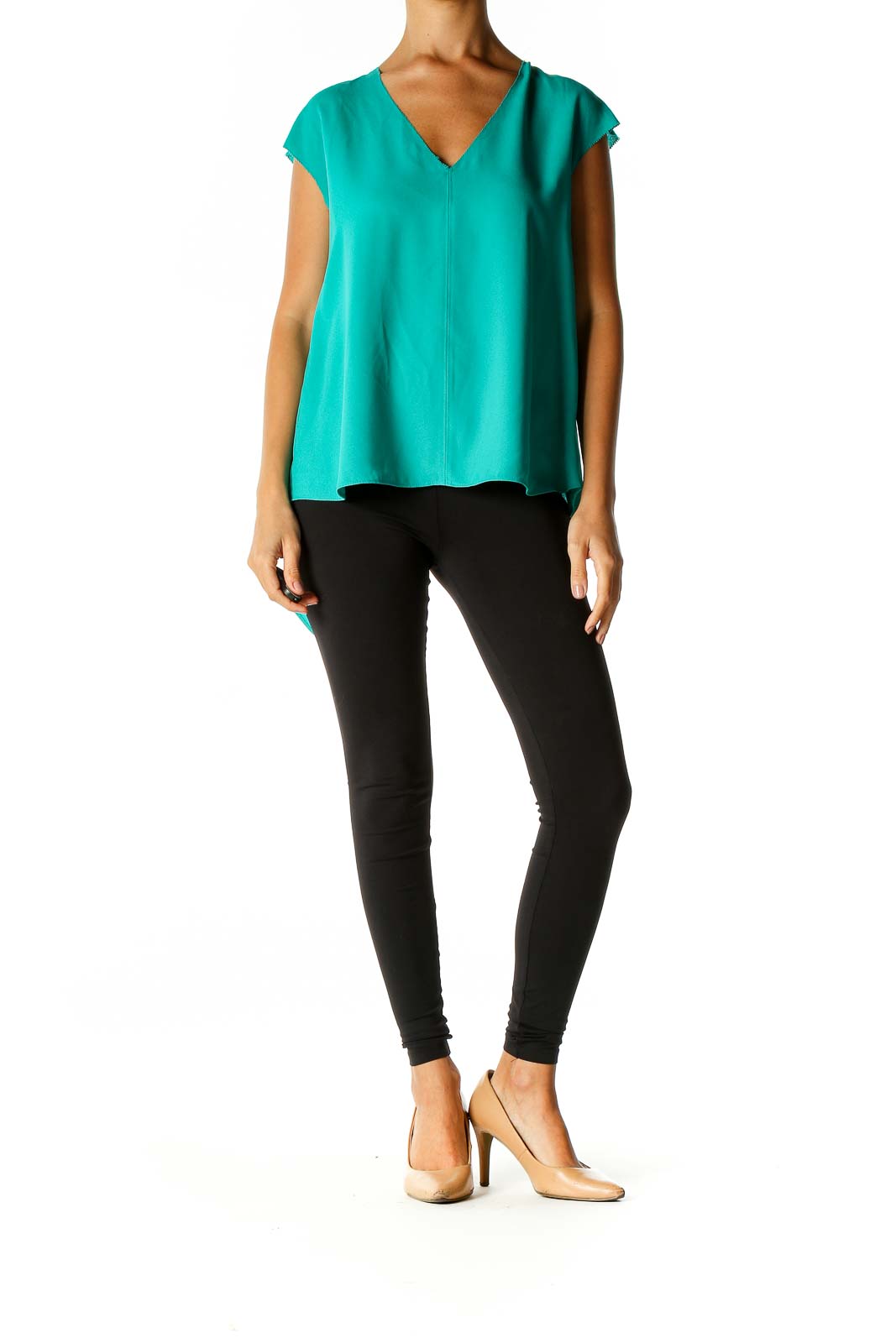 Green Solid Brunch Blouse