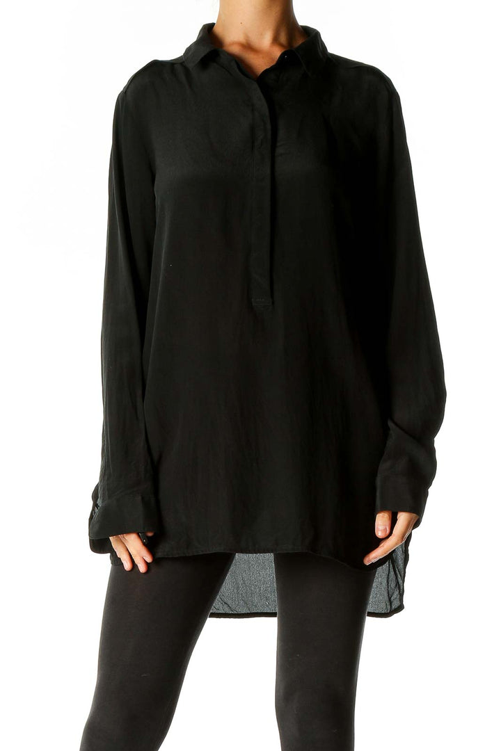 Black Silk Shirt