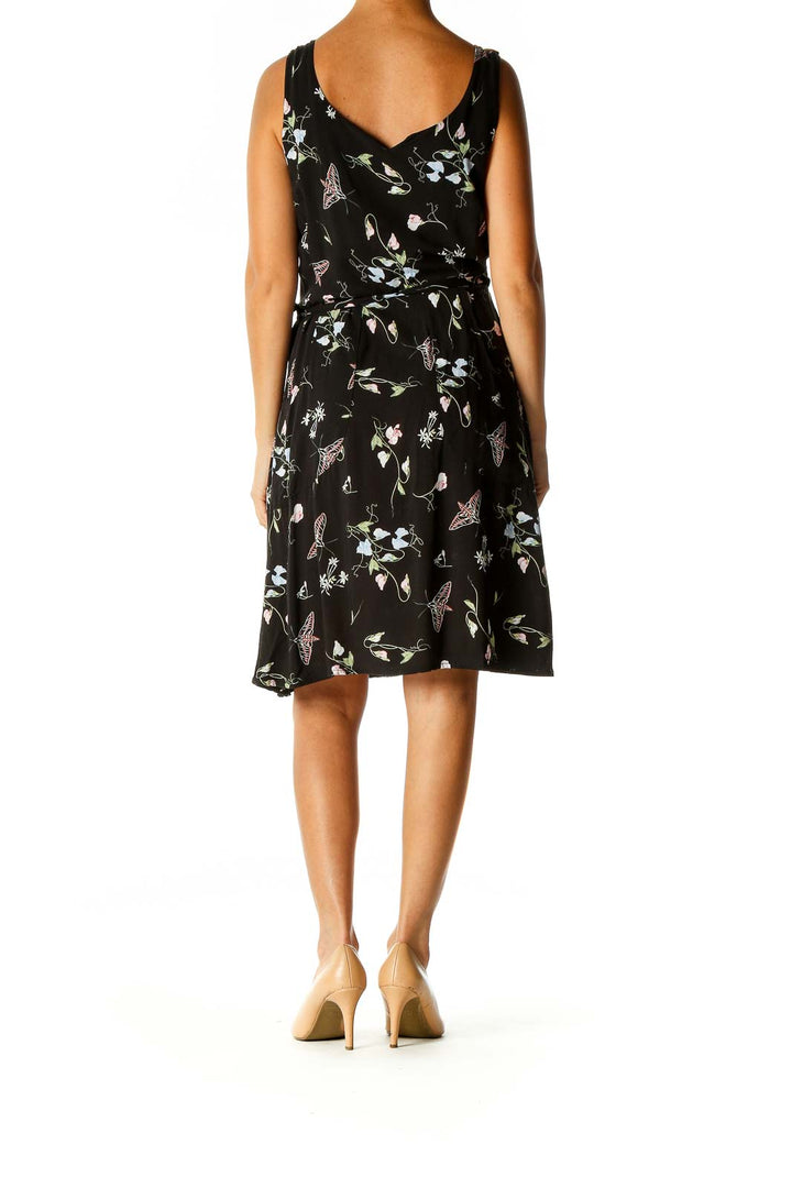 Black Holiday Fit & Flare Dress