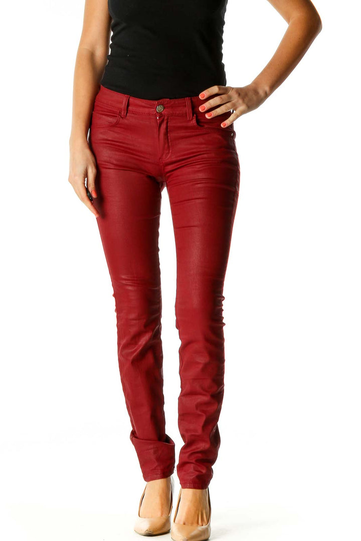 Red Skinny Jeans