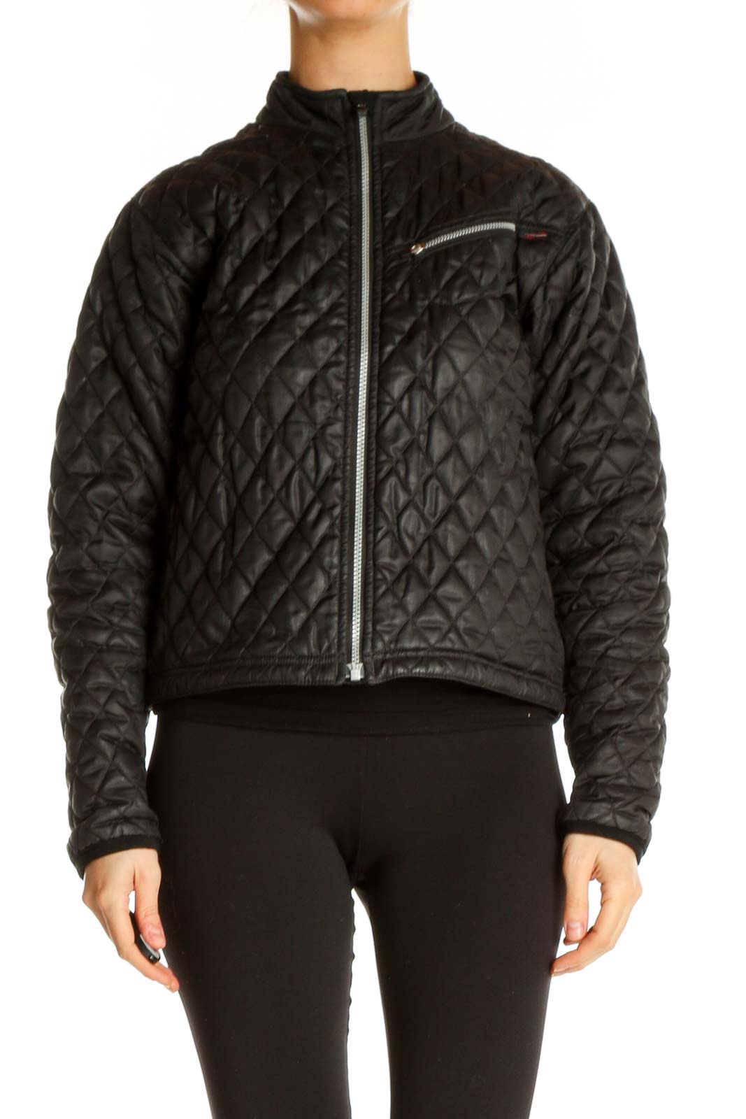 Black Quilted Jacket