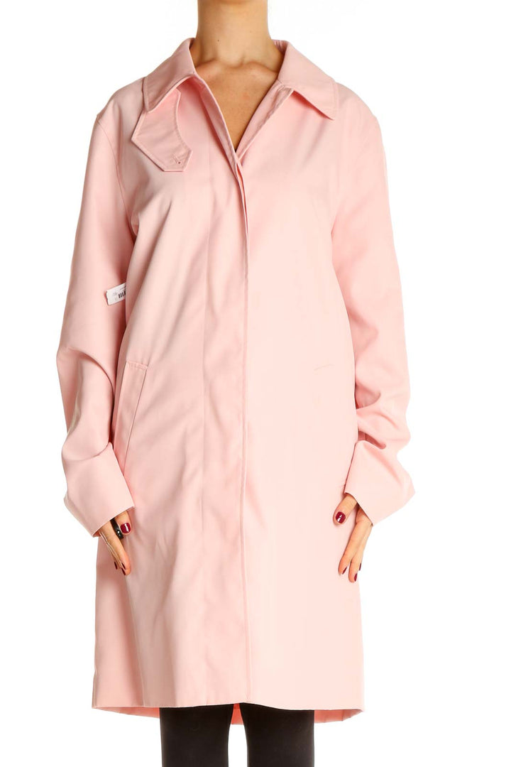 Beige Solid Shift Dress