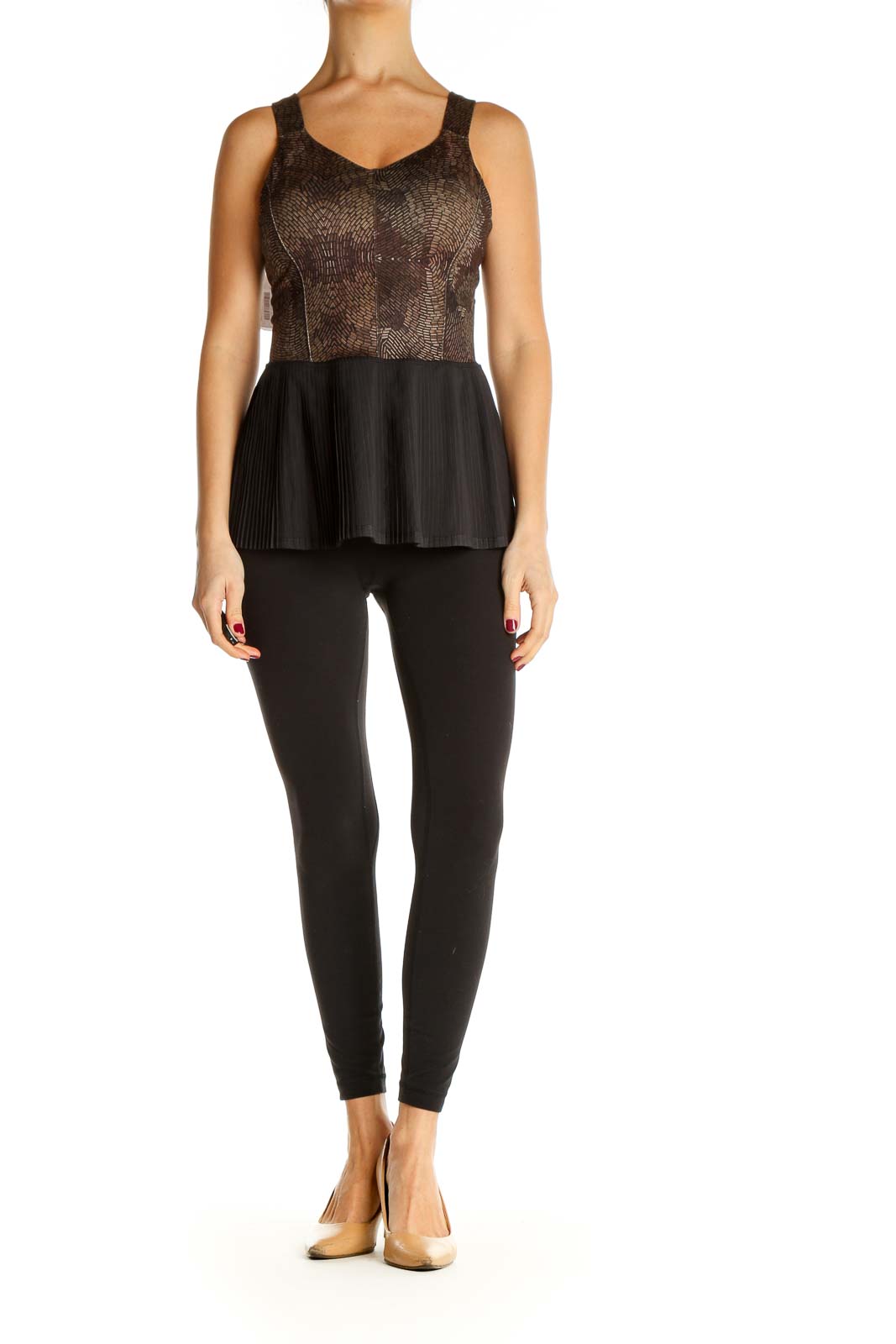 Black Textured Party Sweater