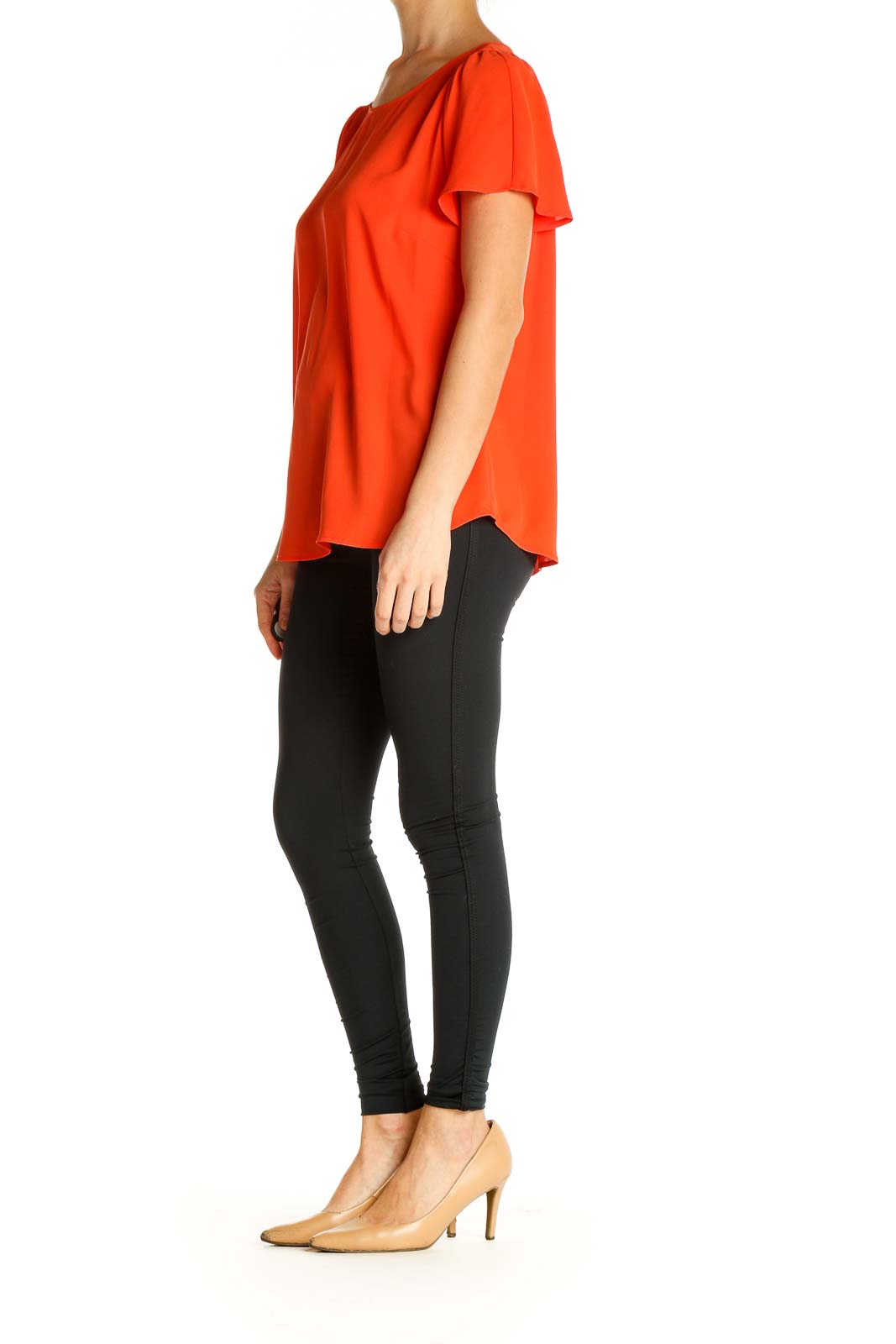 Red Solid All Day Wear T-Shirt