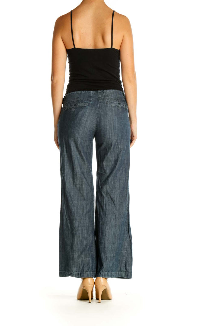 Blue Wide Leg Jeans