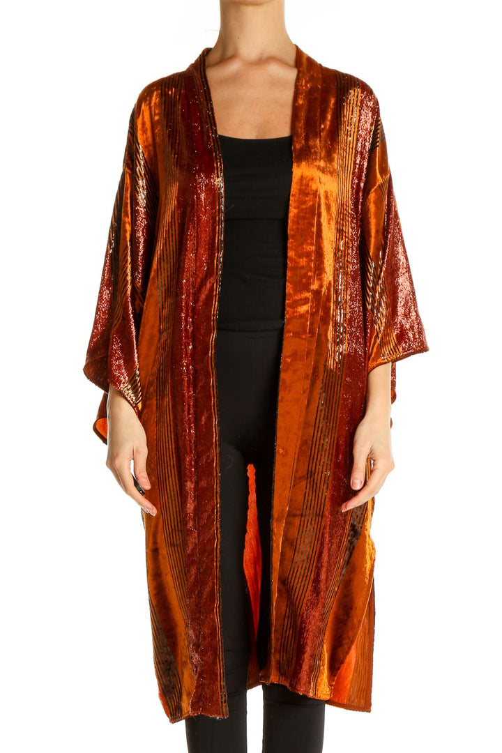 Orange Cardigan