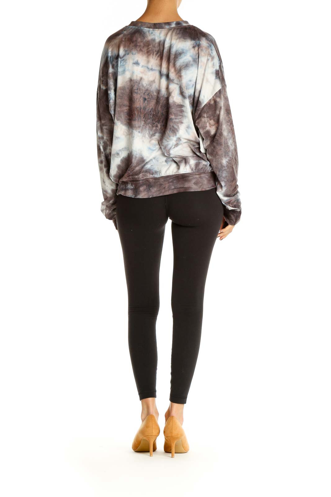 Brown Casual Sweatshirt