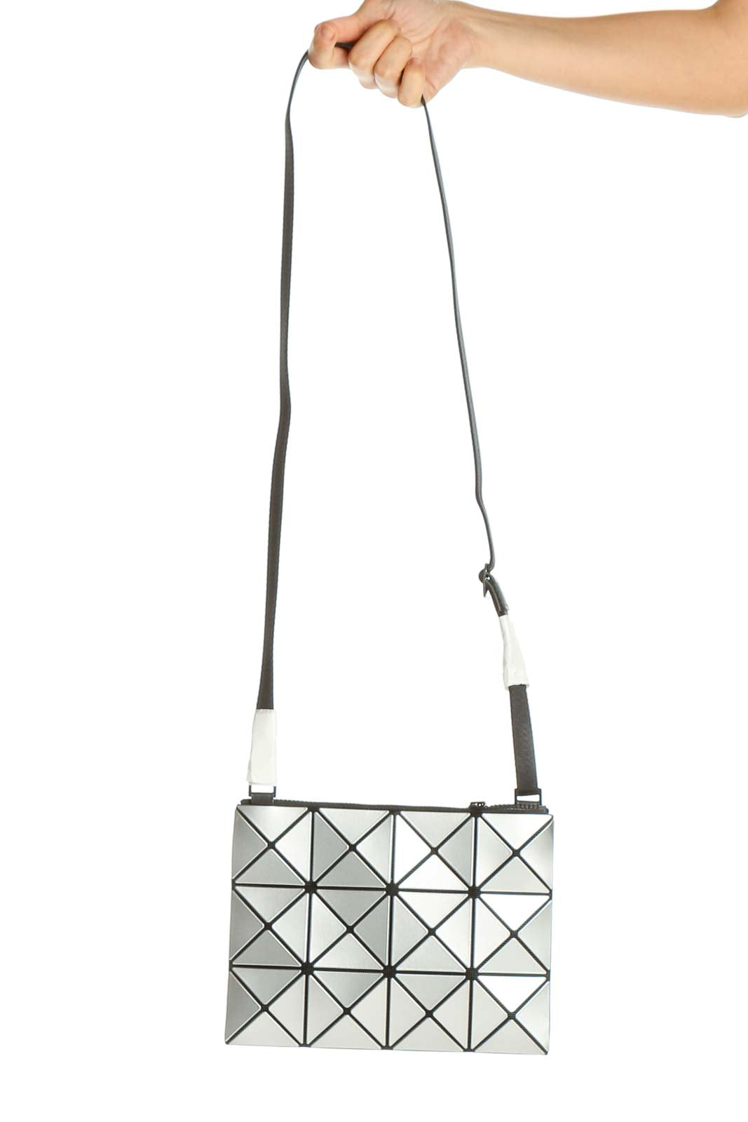 Gray Crossbody Bag