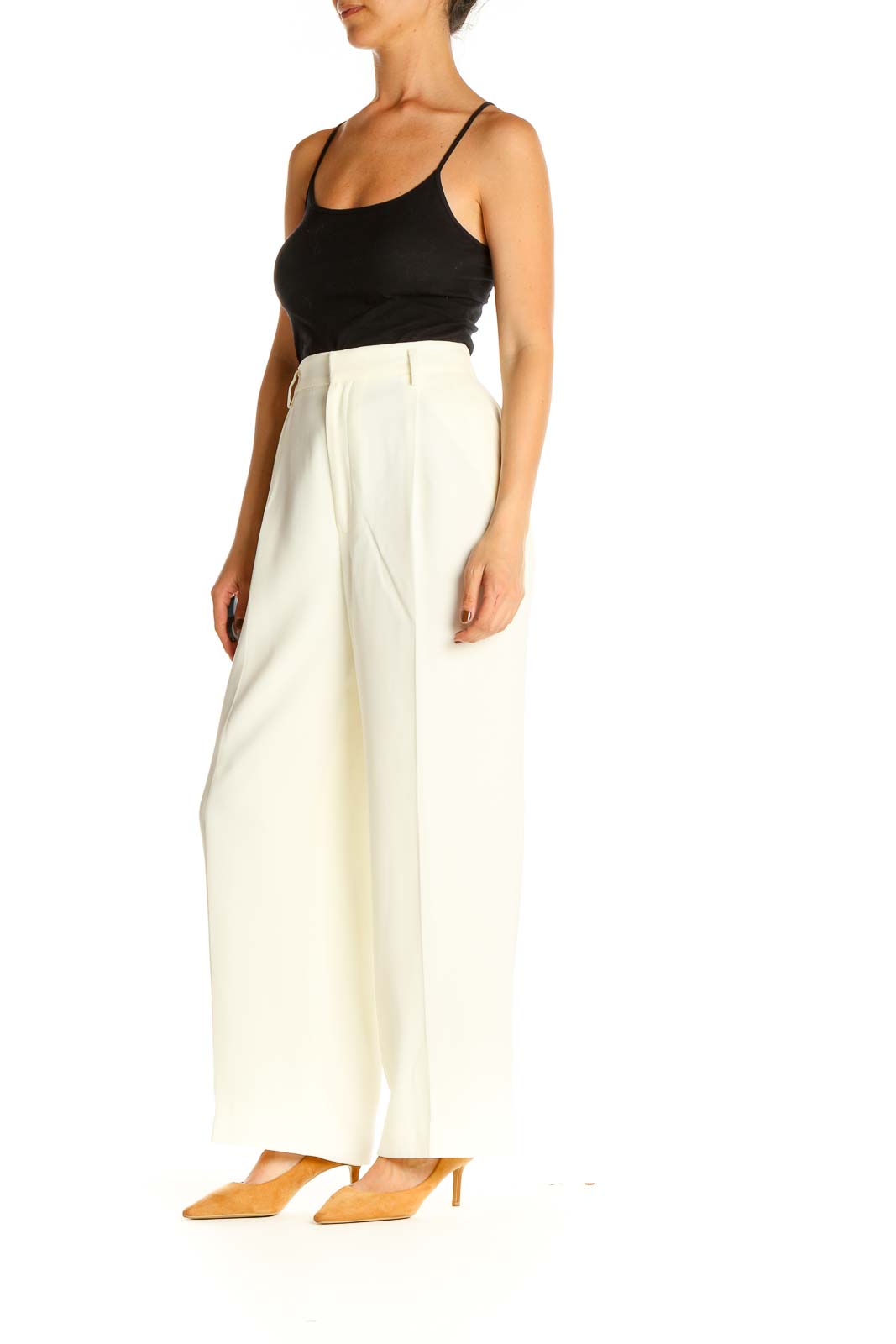 White Classic Trousers