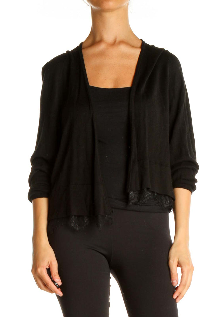 Black Solid All Day Wear T-Shirt