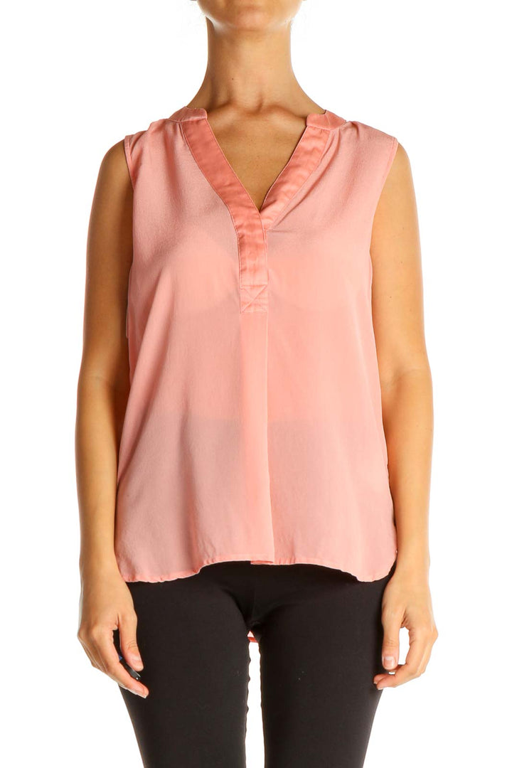 Pink Silk Blouse