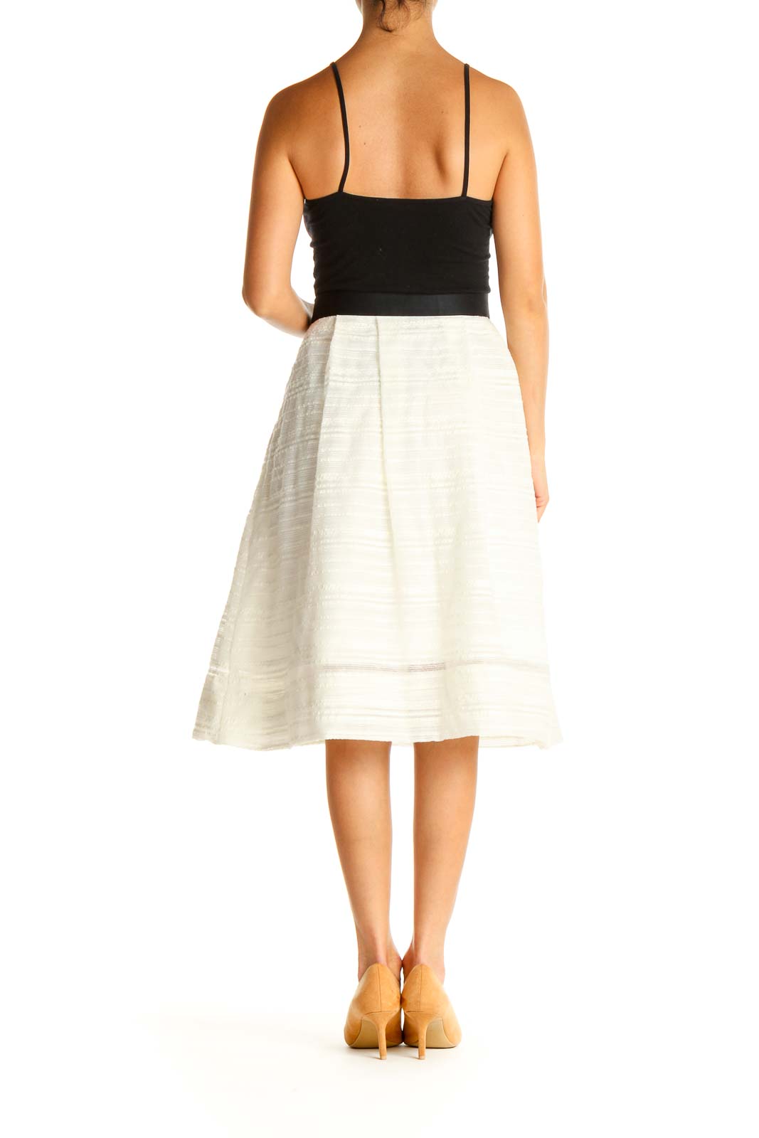 White Brunch A-Line Skirt