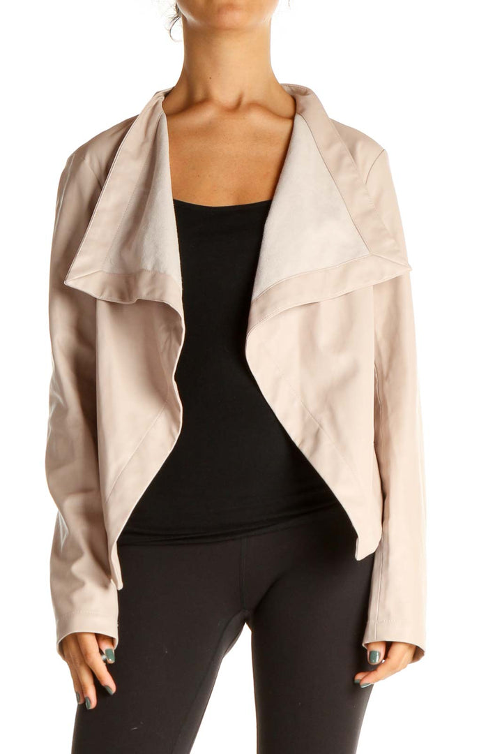 Pink Pleather Motorcycle Jacket