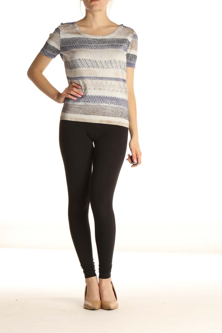 Beige All Day Wear Sweater