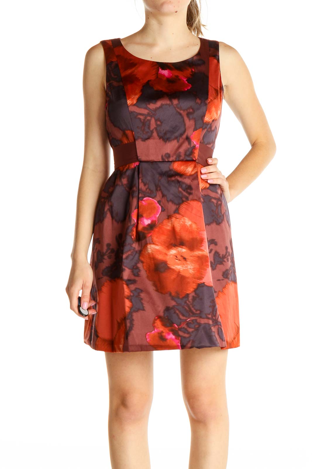 the limited fit and flare dress The Limited Black Beige Lace Fit & Flare Dress 0