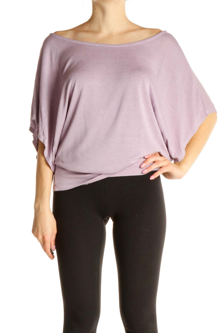 Pink Solid All Day Wear T-Shirt