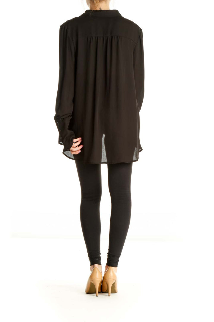 Black Solid Formal Shirt