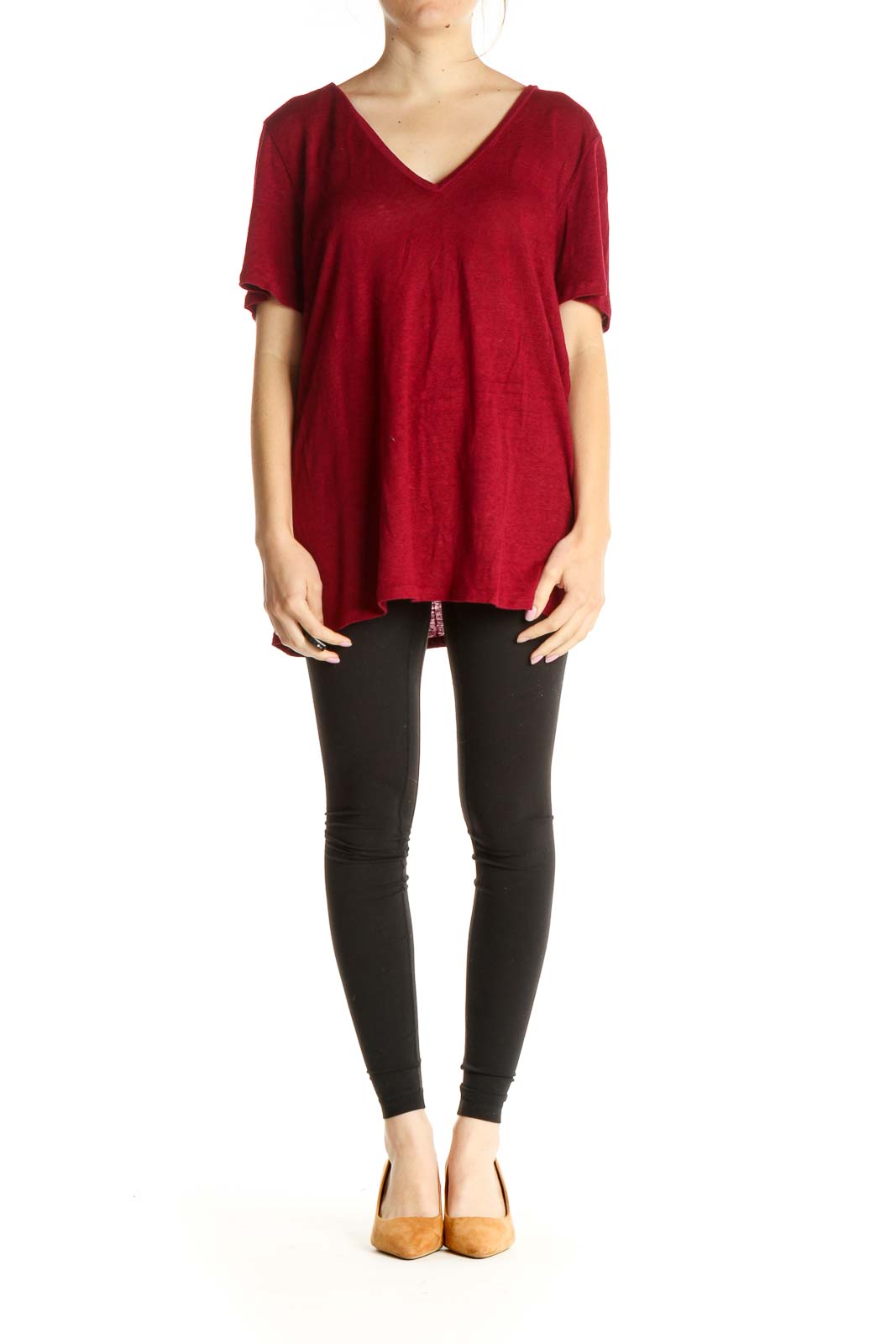 Red Solid Top