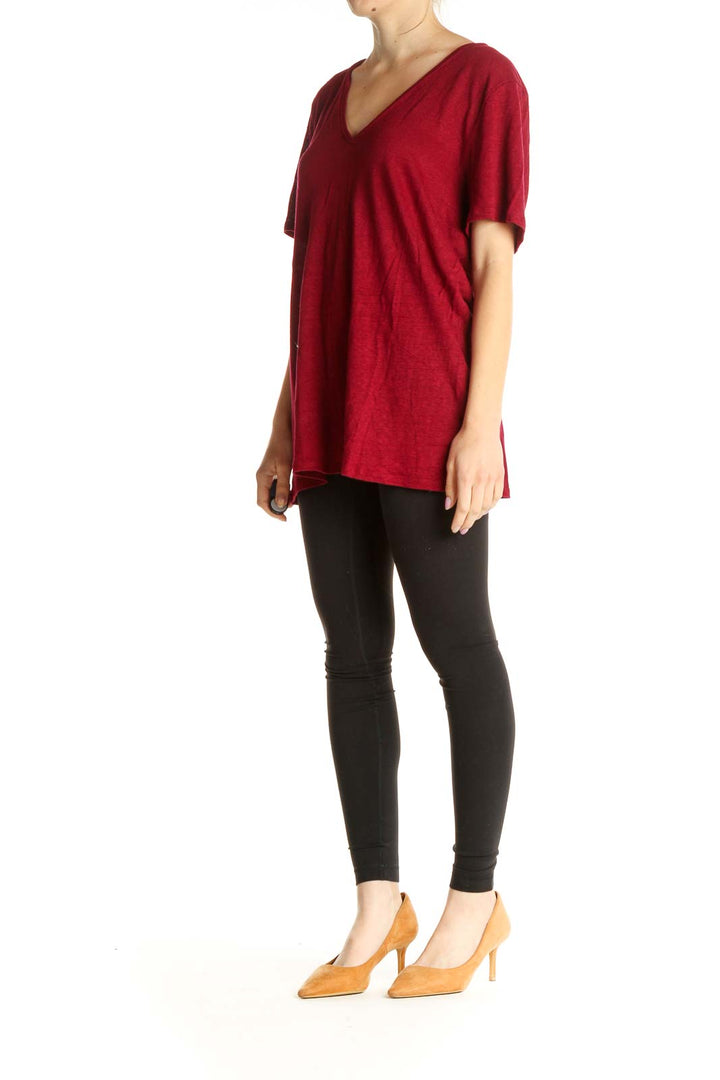 Red Solid Top