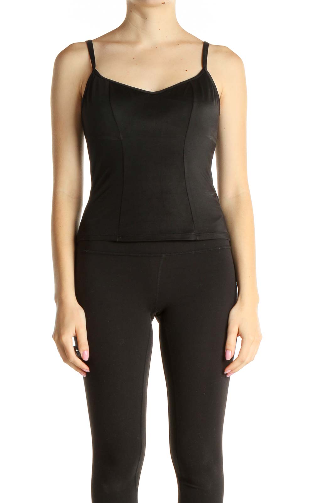 Black Activewear Tank Top