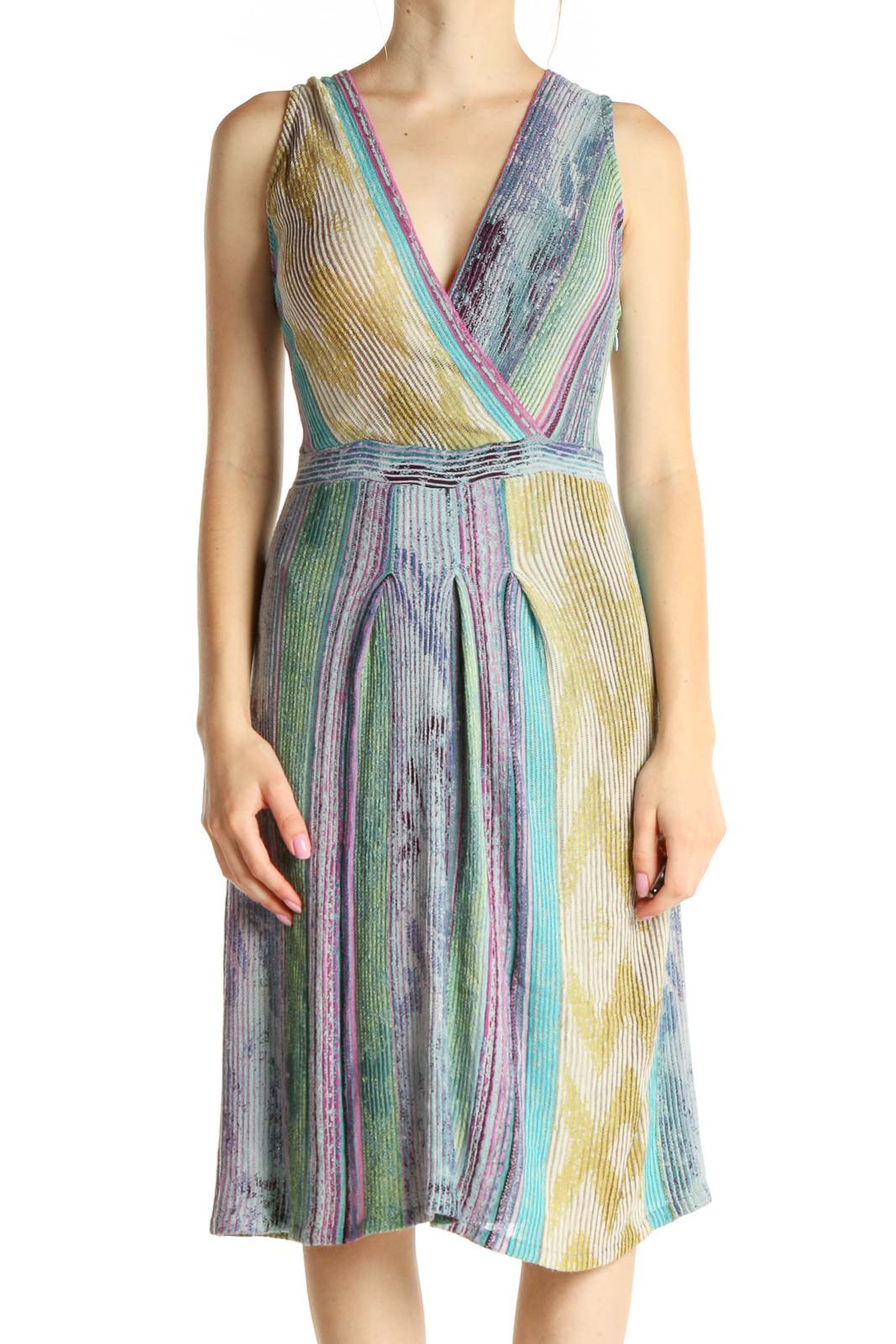 Beige Holiday Fit & Flare Dress Beige Holiday Fit & Flare Dress
