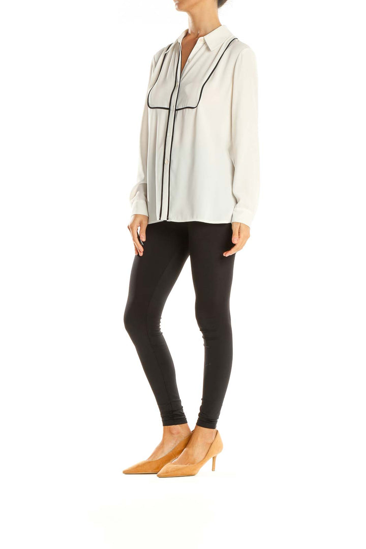 White Work Blouse
