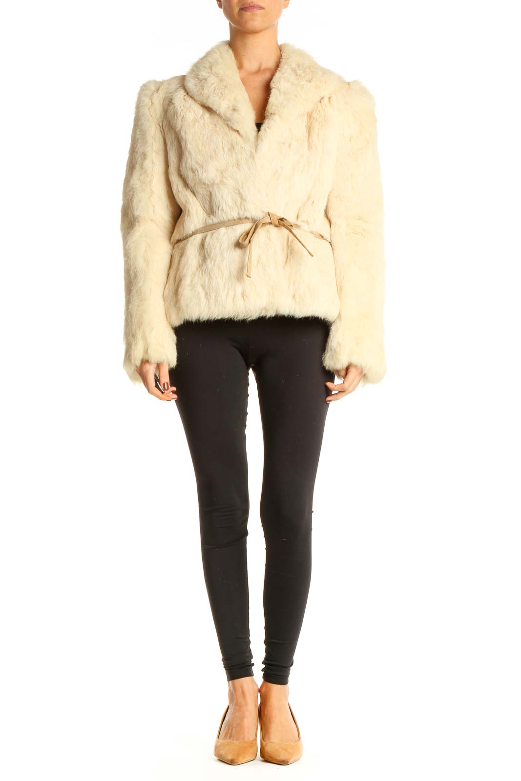 Beige Fur Jacket