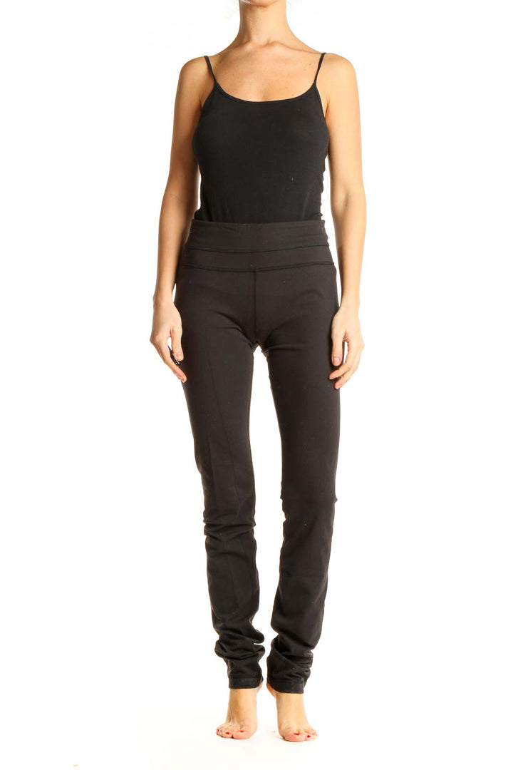 Black Casual Leggings