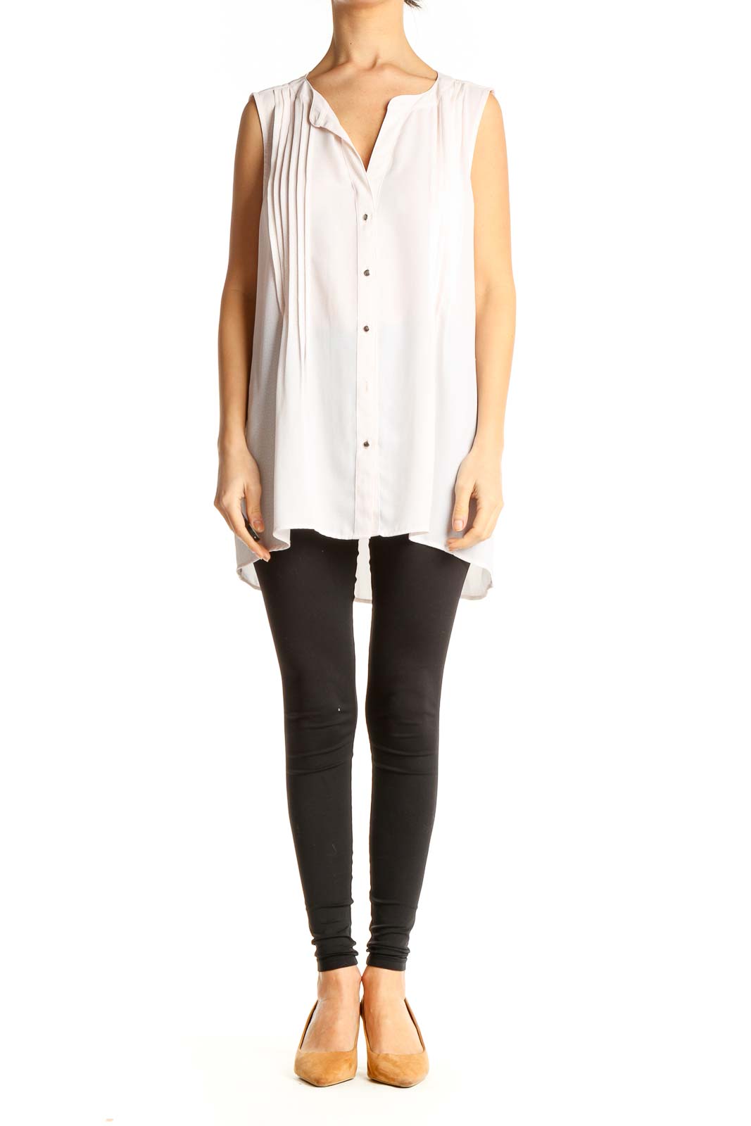 White Formal Top