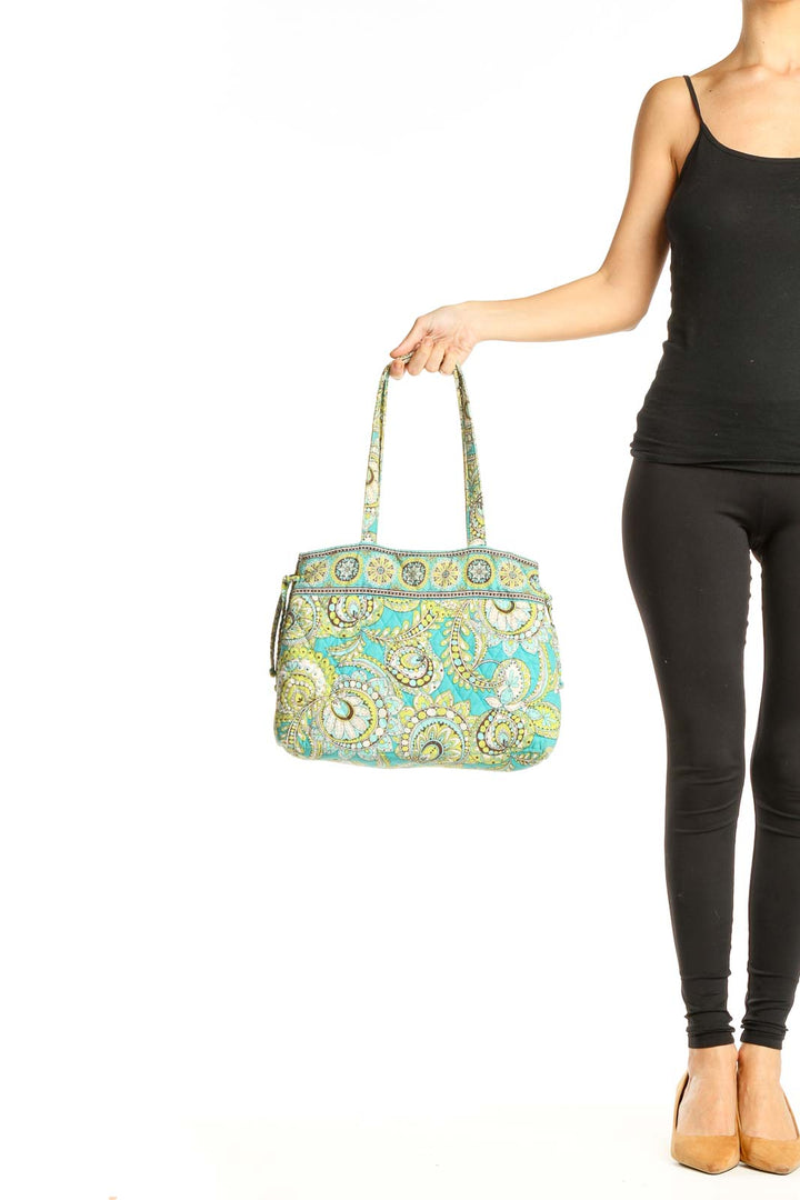 Blue Paisley Shoulder Bag