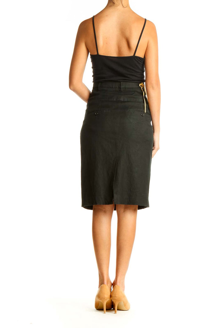 Black Classic Pencil Skirt
