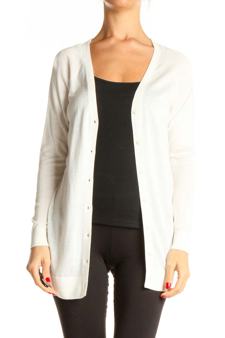 White Cardigan