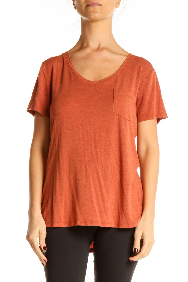 Orange All Day Wear T-Shirt